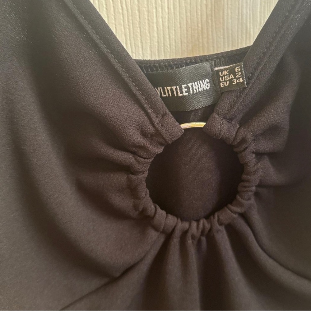pretty little thing black dress